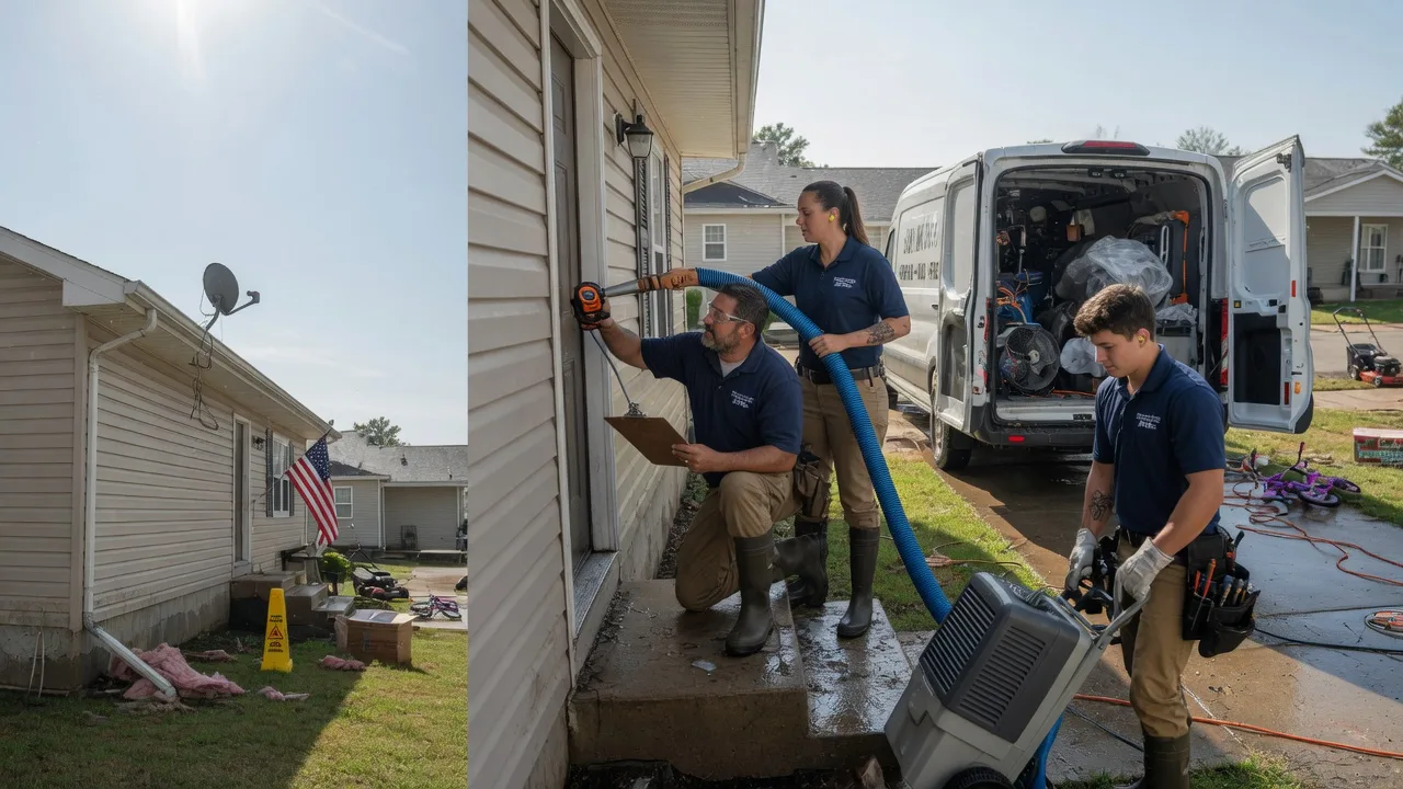 Ceiling Water Damage Restoration in Fountain, NC near me